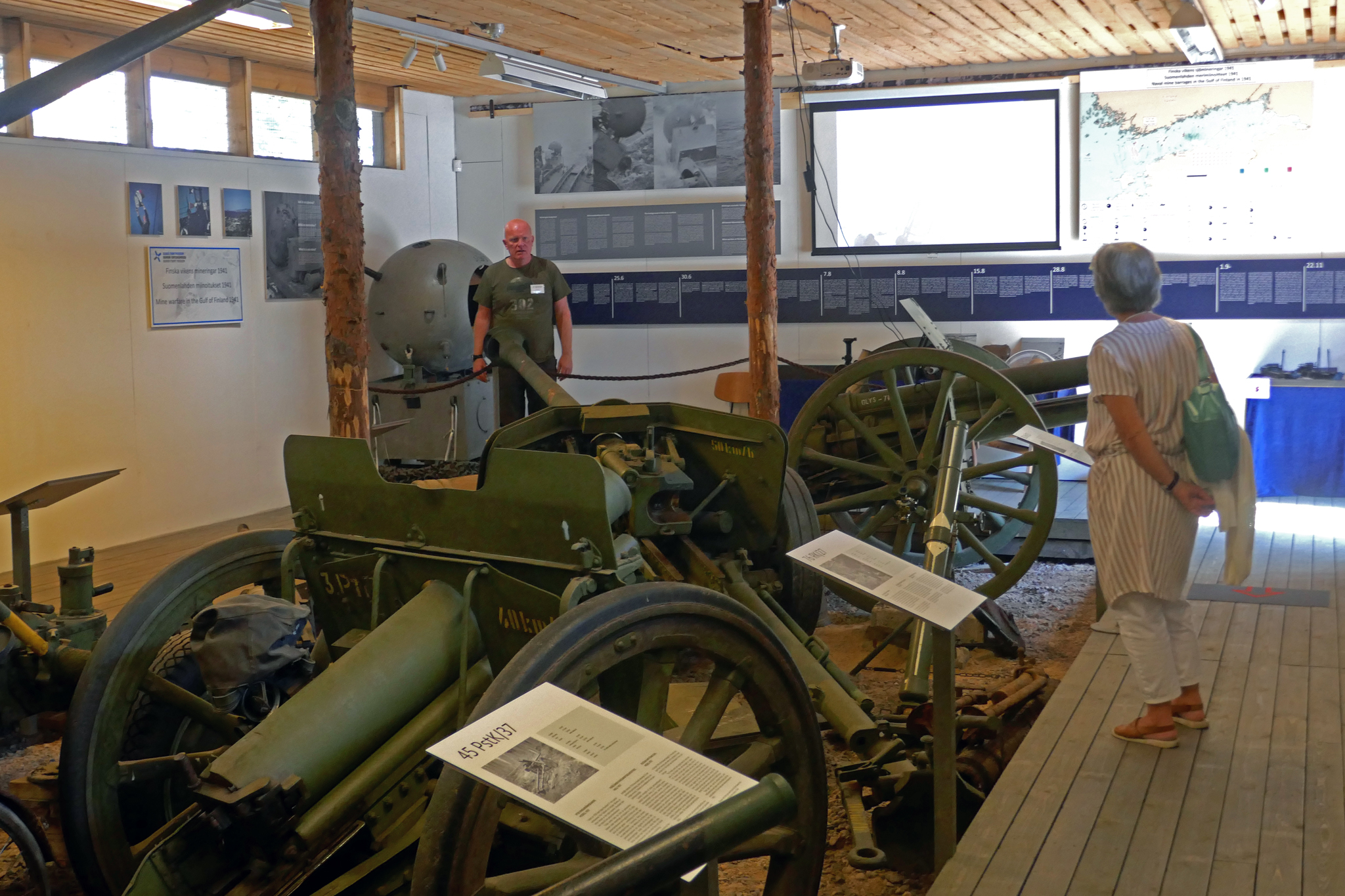 There is a large collection of weaponry as well, part of which was old already during the war effort in the 40's. Still, Finland survived as an independent country and was never occupied by anyone.